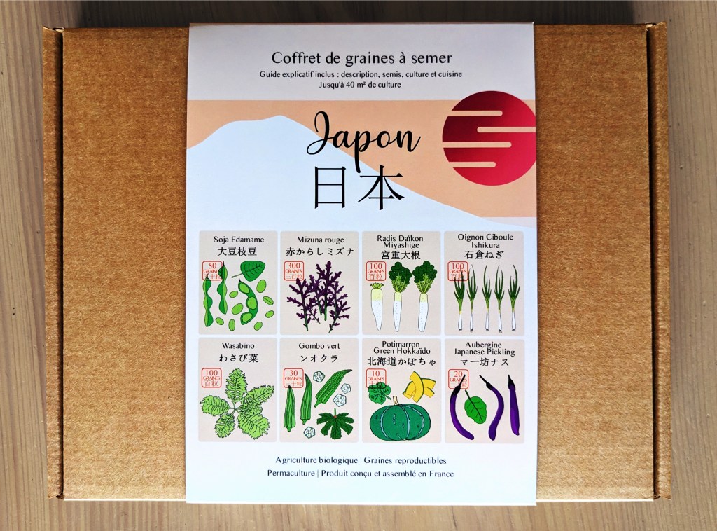 Légumes japonais : un coffret de graines à&nbsp;semer